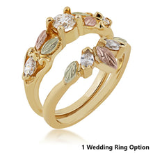 Diamond Beauty - Black Hills Gold Engagement & Wedding Ring Set