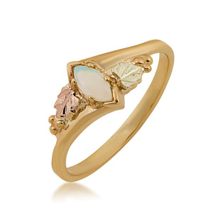 Beautiful Opal - Black Hills Gold Ladies Ring
