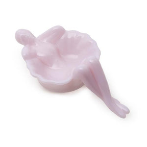 Glass Bathing Beauty Soap Dish - 6 Color Options - Baby Gifts