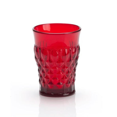 Elizabeth Glass Tumbler - 3 Color Options - Red / 1 Glass - Baby Gifts