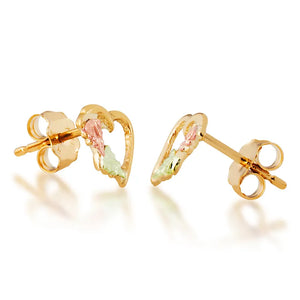 Beautiful Heart - Black Hills Gold Earrings