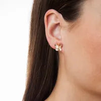 Black Hills Gold Butterfly Earrings