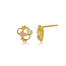 Mini Foliage III - Black Hills Gold Earrings