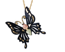 Black Butterfly - Black Hills Gold Pendant