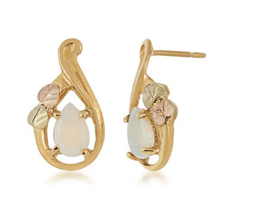 Opal Foliage - Black Hills Gold Earrings