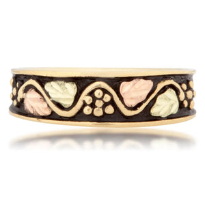 Black Hills Gold Antiqued Beauty Ring