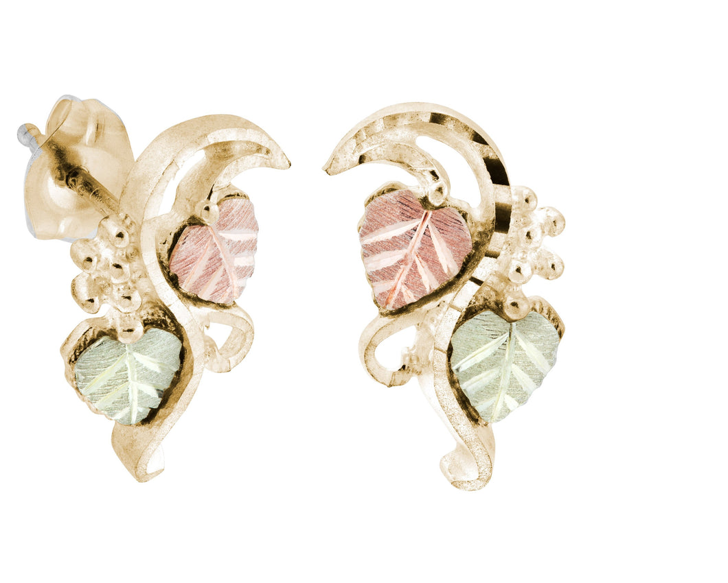 Traditional Style III - Black Hills Gold Earrings