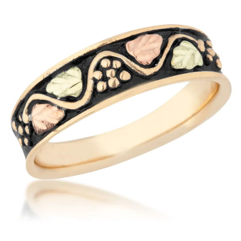 Antiqued Beauty - Black Hills Gold Ladies Ring