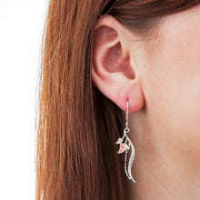 Modern - Sterling Silver Black Hills Gold Earrings