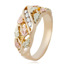 Diamond Foliage IV - Black Hills Gold Ladies Ring