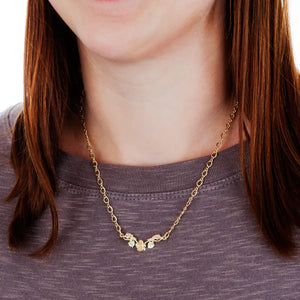 Golden Rose Black Hills Gold Pendant & Necklace