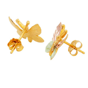 Black Hills Gold Butterfly Earrings