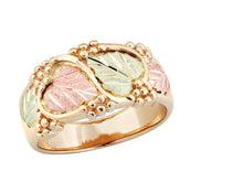 Thick Leaves - Black Hills Gold Ladies Ring
