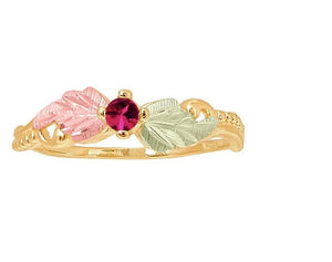 Petite Ruby - Black Hills Gold Ladies Ring