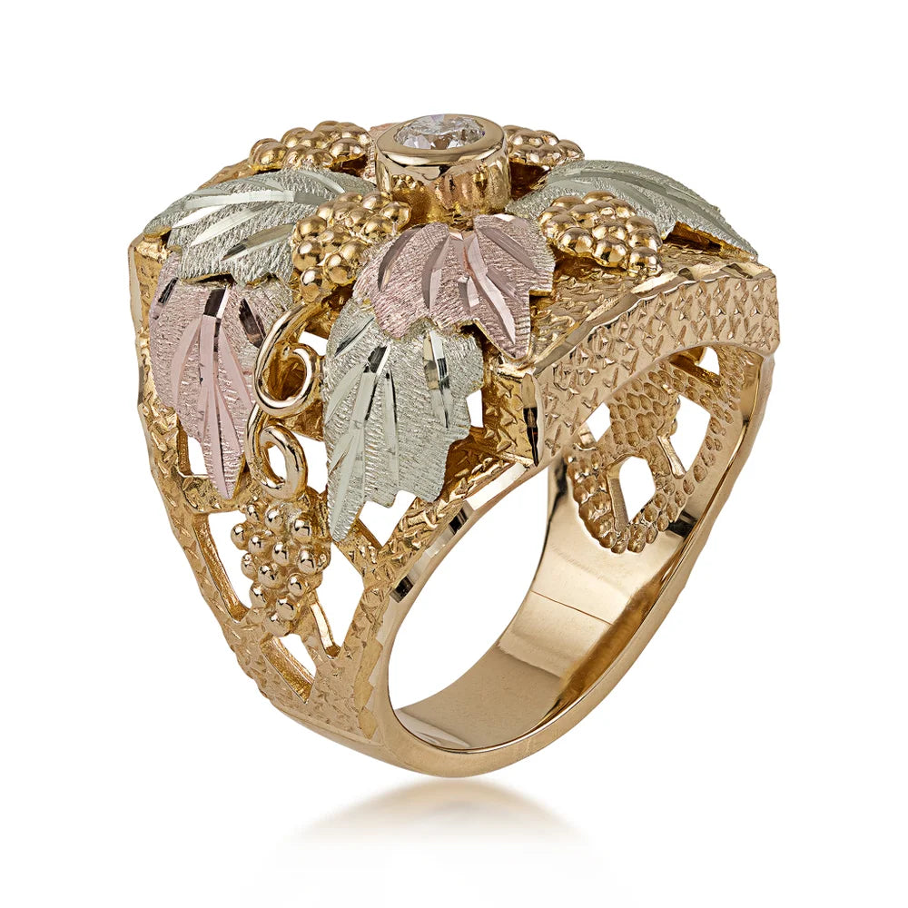 Ultimate Diamond - Black Hills Gold Mens Ring – Fortune And Glory ...