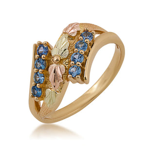 Black Hills Gold Splendid Yogo Sapphire Ring
