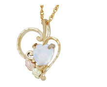 Opal Heart - Black Hills Gold Pendant