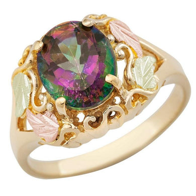 Black Hills Gold Mystic Fire Topaz Ring - Jewelry