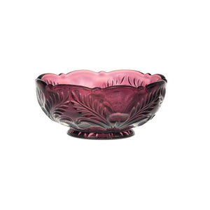 Inverted Thistle Glass Berry Bowl - 4 Color Options - Baby Gifts