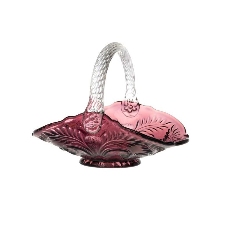 Inverted Thistle Glass Berry Basket - 4 Color Options - Baby Gifts