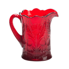 Inverted Thistle Glass Pitcher - 4 Color Options
