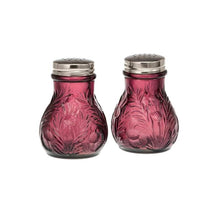 Inverted Thistle Glass Salt & Pepper Shaker Set - 4 Color Options - Baby Gifts