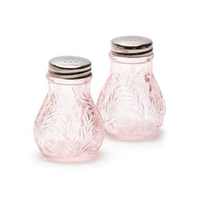 Inverted Thistle Glass Salt & Pepper Shaker Set - 4 Color Options