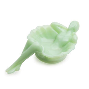 Glass Bathing Beauty Soap Dish - 6 Color Options - Baby Gifts