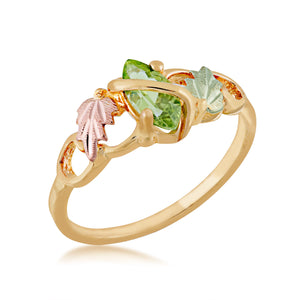 Sweet Peridot - Black Hills Gold Ladies Ring