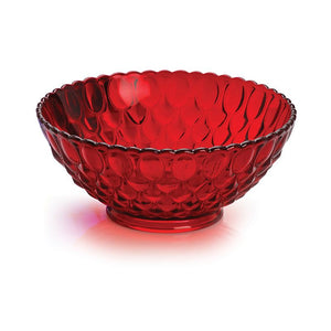 Elizabeth Glass Fruit Bowl - 3 Color Options