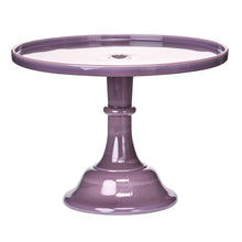 Round Cake Stand & Optional Glass Dome - 11 Colors