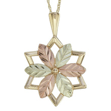 Black Hills Gold Hexagonal Pendant & Necklace - Jewelry