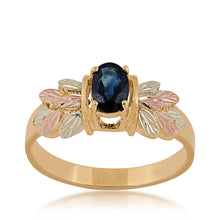 Genuine Sapphire - Black Hills Gold Ladies Ring