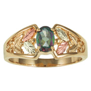Mystic Fire Topaz Black Hills Gold Ring II - Jewelry
