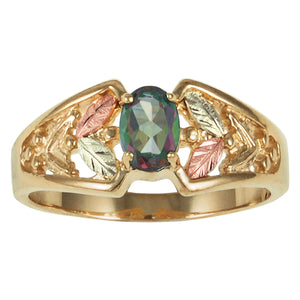 Mystic Fire Topaz Black Hills Gold Ring II - Jewelry