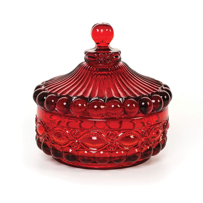 Eye Winker Covered Candy Dish - 6 Color Options