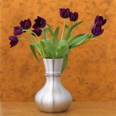 Lilac Pewter Vase - Indoor Decor
