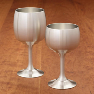 Pewter Wine Goblet 6 Ounce - Indoor Decor