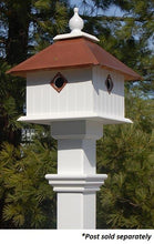 Carriage Bird House Copper Roof - Birdhouses
