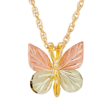 Little Butterfly Pendant & Necklace - Black Hills Gold - Jewelry