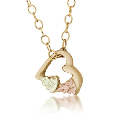 Little Heart Pendant & Necklace - Black Hills Gold - Jewelry