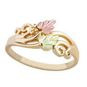 Black Hills Gold Ring Leaves and Grapes - Jewelry