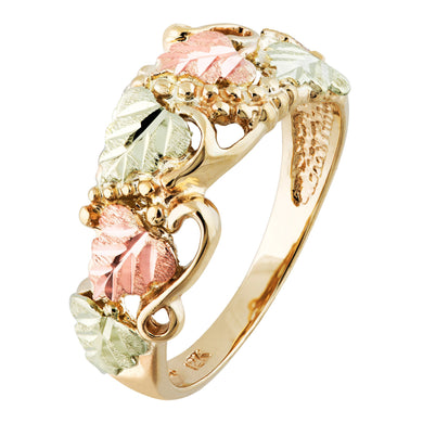 Beautiful Grapes Black Hills Gold Ring - Jewelry