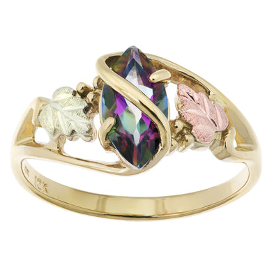 Black Hills Gold Mystic Fire Topaz Ring I - Jewelry