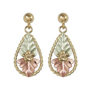 Teardrop Black Hills Gold Earrings - Jewelry