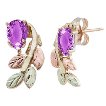 Black Hills Gold Pear Cut Amethyst Earrings - Jewelry