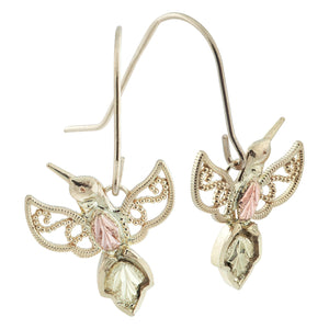 Hummingbird Black Hills Gold Earrings - Jewelry