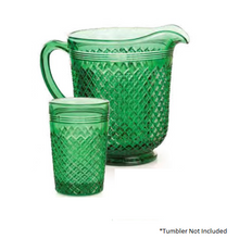 Addison Glass Pitcher - 6 Color Options - Emerald Green - Baby Gifts