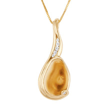 Madison Elk Ivory Gold Pendant - Jewelry