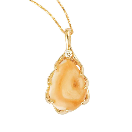 Sonoma Elk Ivory Gold Pendant - Jewelry